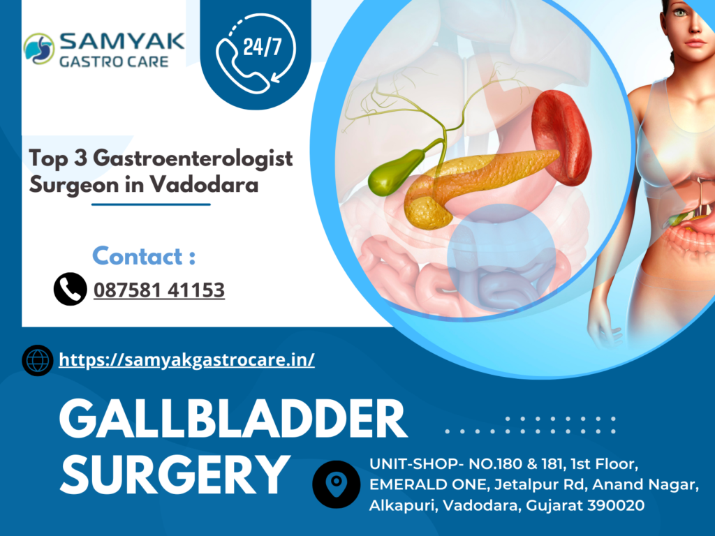 Top 3 Gastroenterologist Surgeon in Vadodara